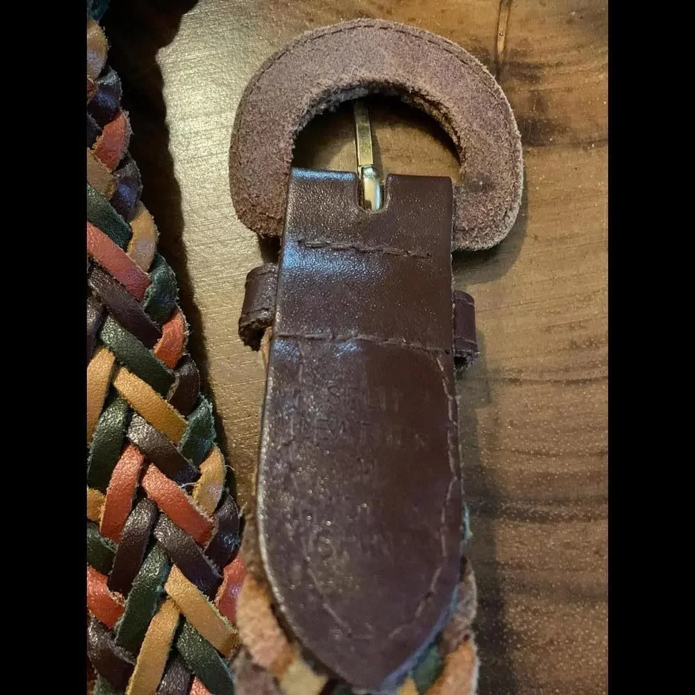 Handcrafted Braided Leather Belt